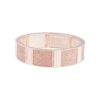 Rose Stretch Glitter Square Bangle