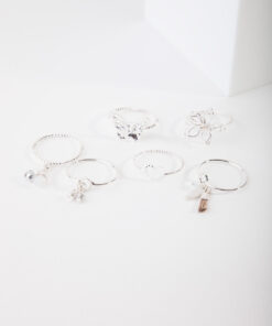 Nature Motif Ring Pack
