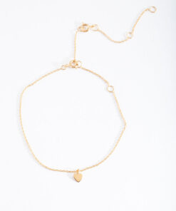 Small Heart Anklet Bracelet