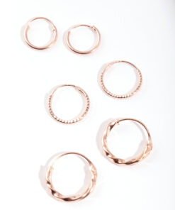 Rose Textured Earring Pack