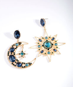 Green Statement Earrings