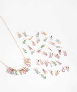 Kids Rose Glitter Paper Make-Your-Own Necklace