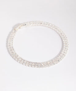 Layered Cup Chain Tennis Bracelet
