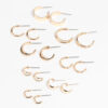 Simple Hoop Earring 8-Pack