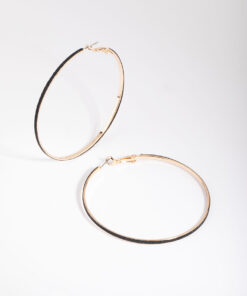 Glitter Hoop Earrings