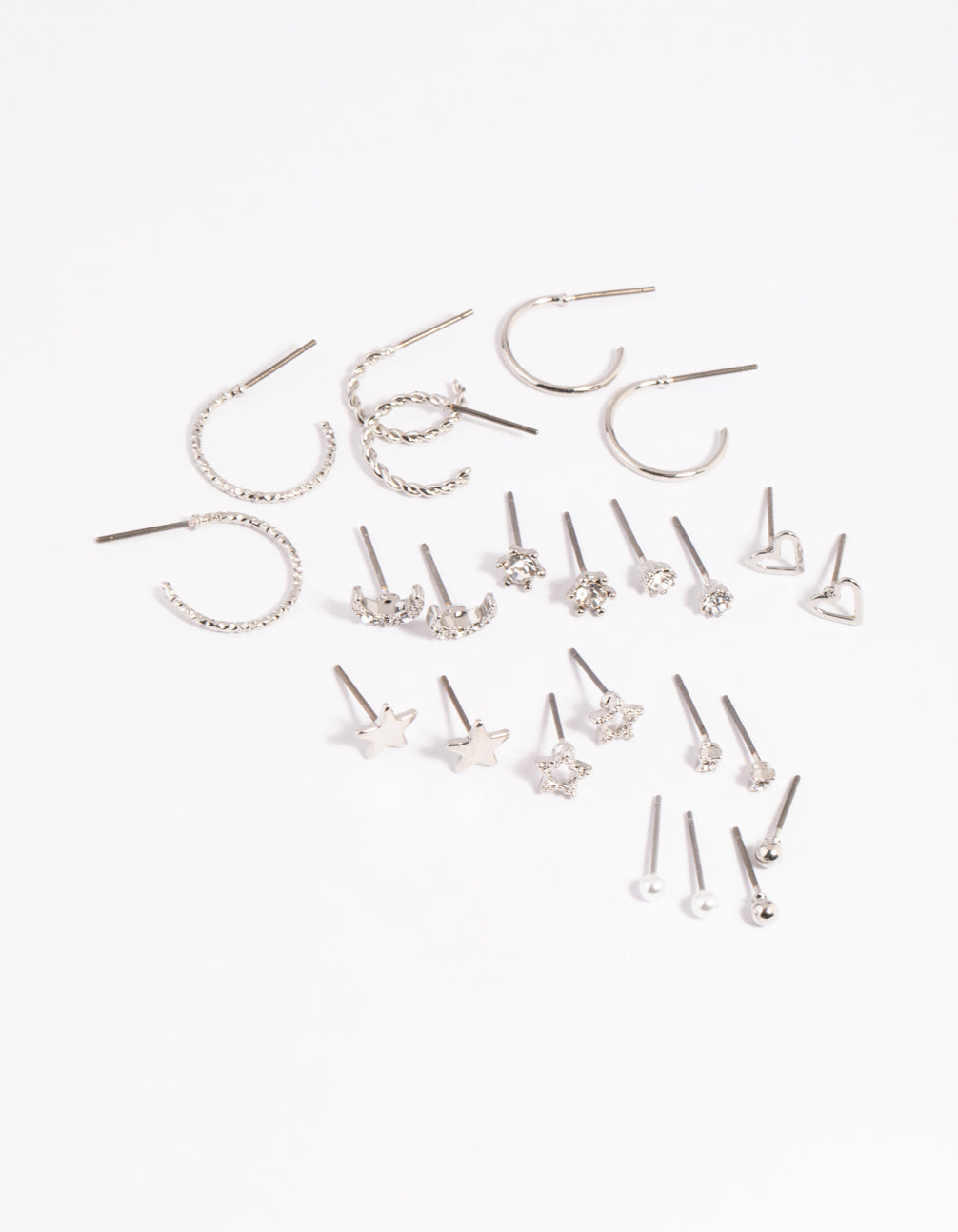 Celestial Heart Stud Earring 12-Pack