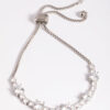 Rhodium  Tennis Bracelet