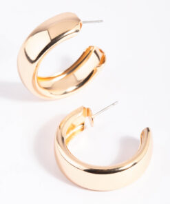 Chubby Medium Hoop Earrings