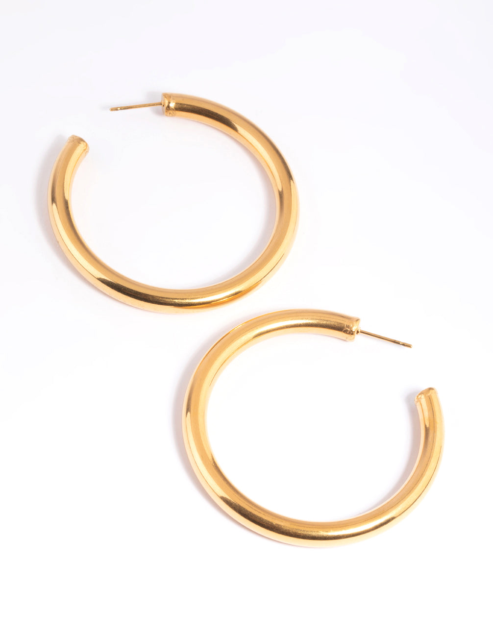 Stainless Steel Large Chunky Hoop Earrings