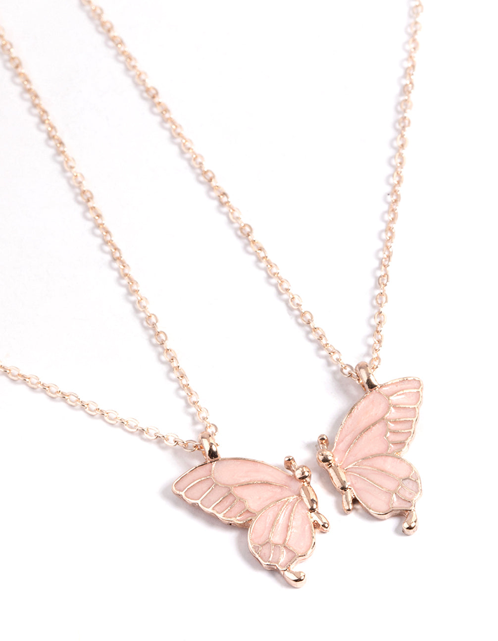 Rose Butterfly Necklace Pack
