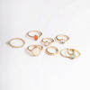 Natural Stone Mixed Ring Pack