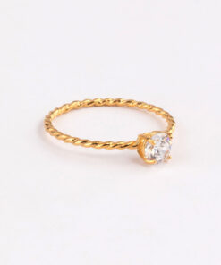 Twist Engagement Ring