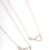 & Heart Necklace Pack