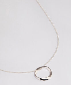 Twisted Circle Necklace