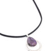 Amethyst Double TearCord Necklace