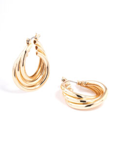 Classic Twisted Hoop Earrings