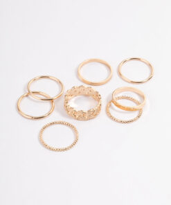 Classic Braid Ring 8-Pack