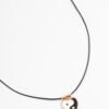 Yin & Yang Heart Cord Necklace