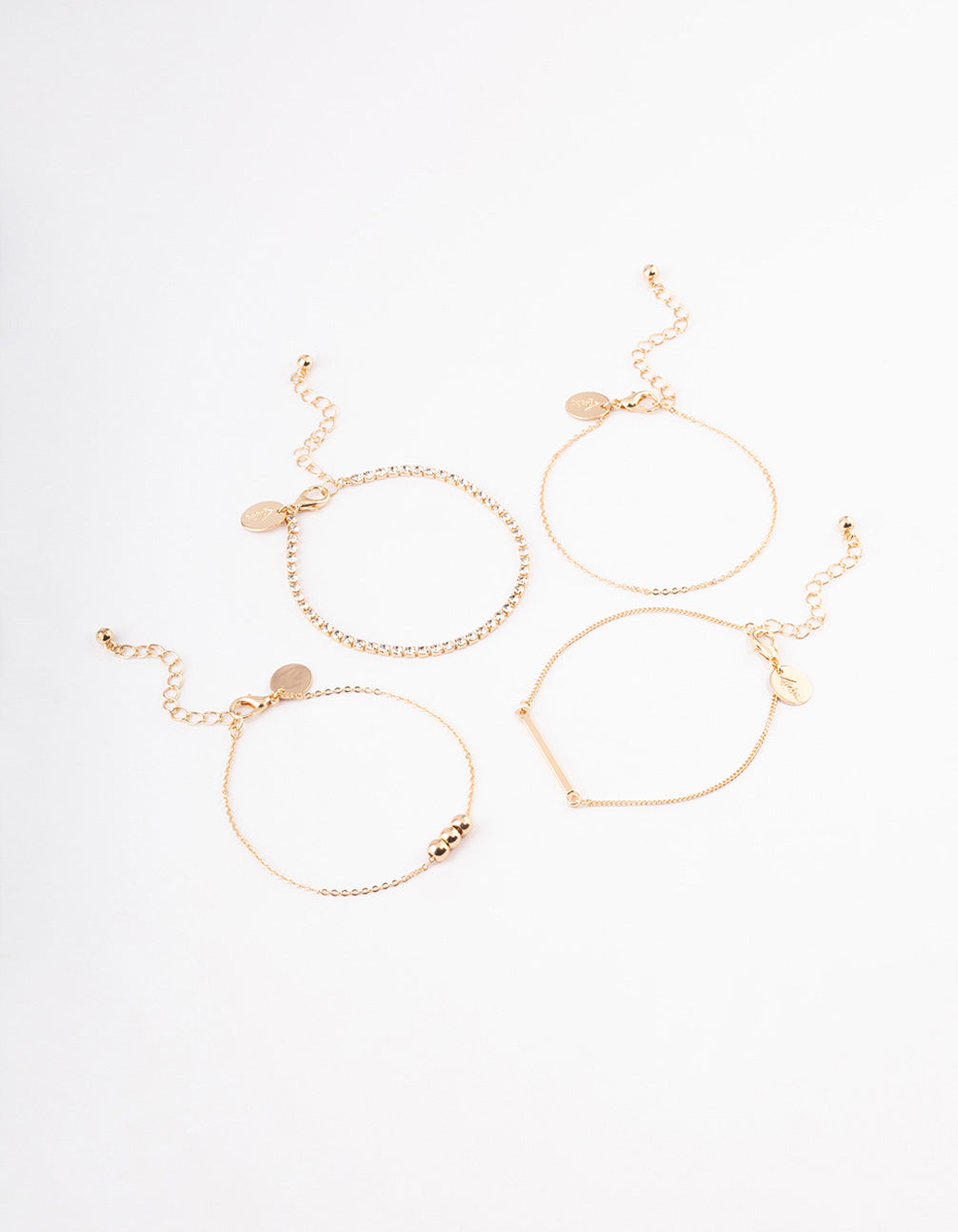 Ball Chain Bracelet 4-Pack
