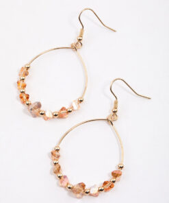 Yellow Pear Shard Earrings