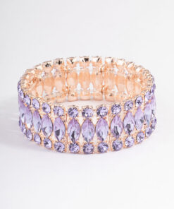 Rose Marquise Stone Bracelet