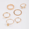 Pearl Flower Ring 6-Pack