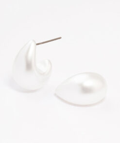 Pearlised Droplet Earrings