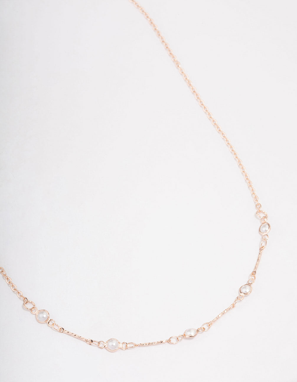 Rose Encased Short Necklace