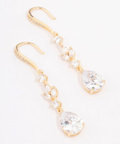 French Pear Drop Earrings