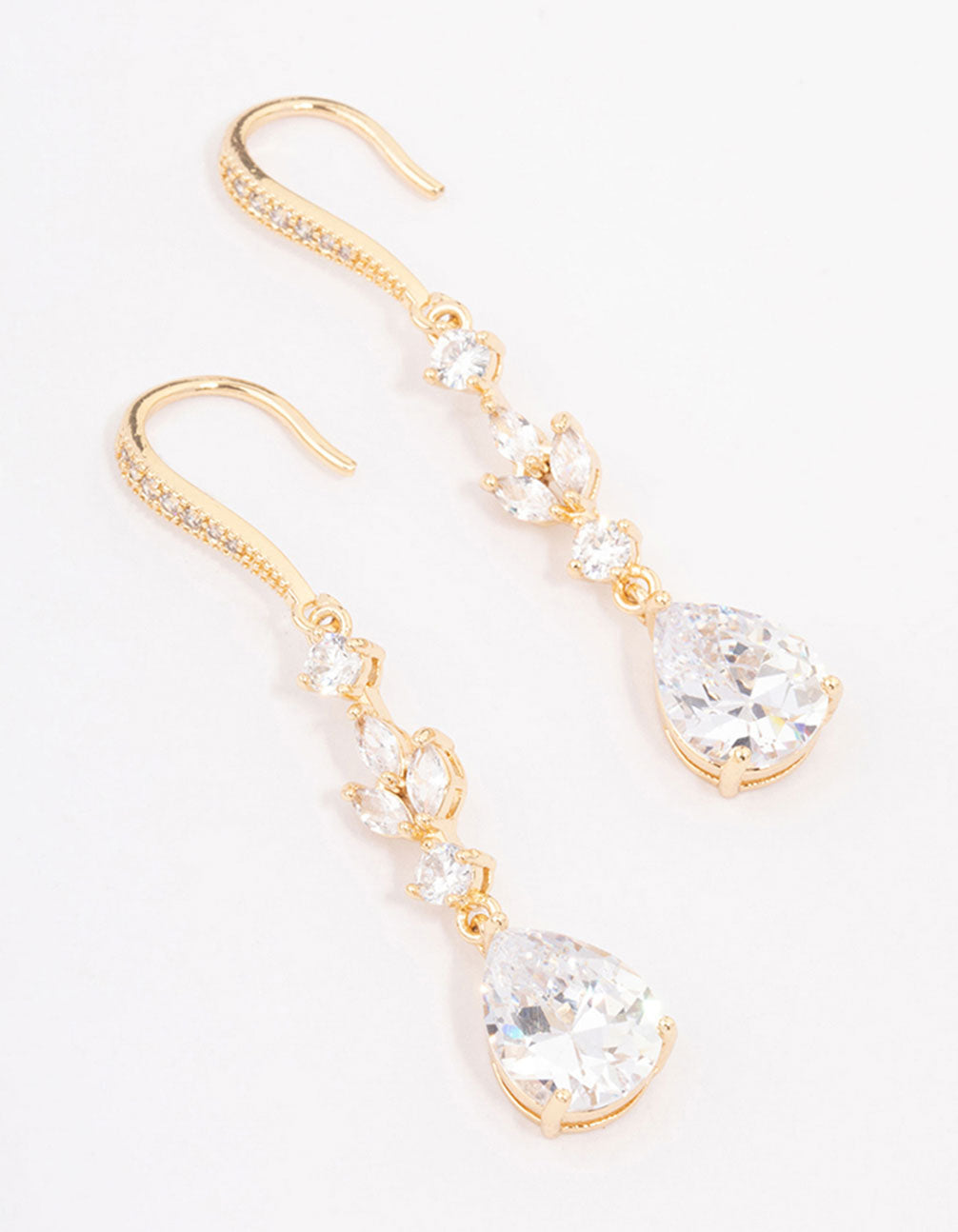 French Pear Drop Earrings