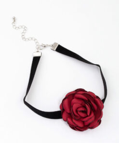 Red Mini Flower Choker