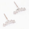 Surgical Steel  Crawler Stud Earrings
