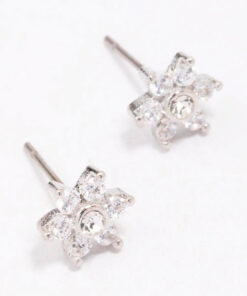 Surgical Steel  Flower Stud Earrings