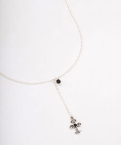 Antique Chain Cross Necklace