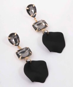 Stone Petal Earrings