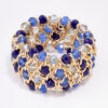 Pave Multi-Stone Statement Bangle