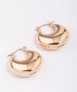 Puffy Stretch Hoop Earrings