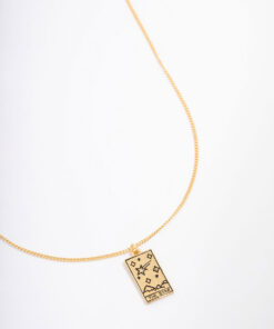 Star Tarot Card Pendant Necklace