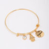 Disc Charm Bangle