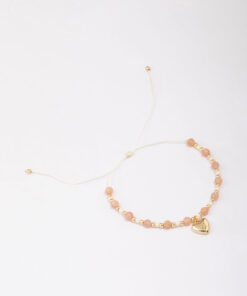 Heart Adjustable Cord Bracelet