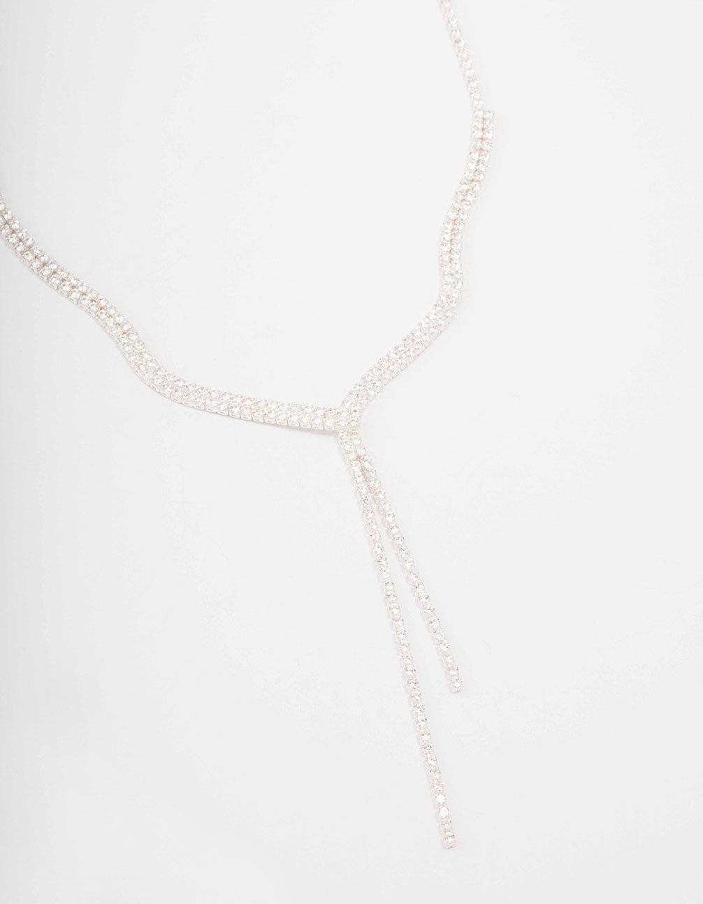 Fine Ribbon Lariat Necklace