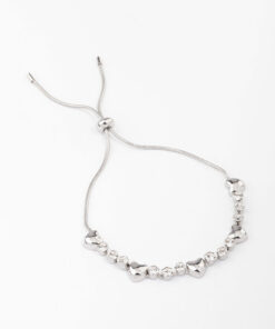 Rhodium Heart & Bracelet