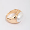 Oval Pearl Chunky Cocktail Ring