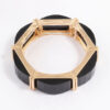 Black & Rectangular Stretch Bracelet