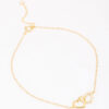 Loop Heart Chain Bracelet