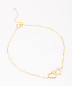 Loop Heart Chain Bracelet