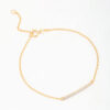 Fine Bar Chain Bracelet