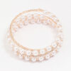 Rose Pearl & Wrapped Bracelet