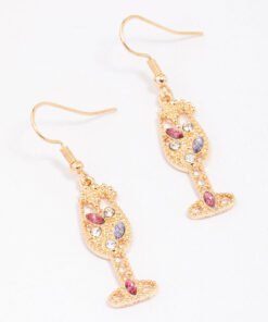 Champagne Earrings