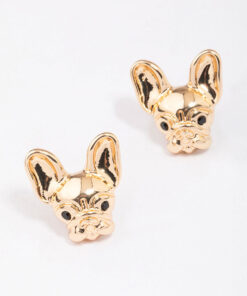 French Bulldog Stud Earrings